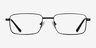 Arco Noir MétalMontures de lunettes de vue d'EyeBuyDirect, Vue de Face