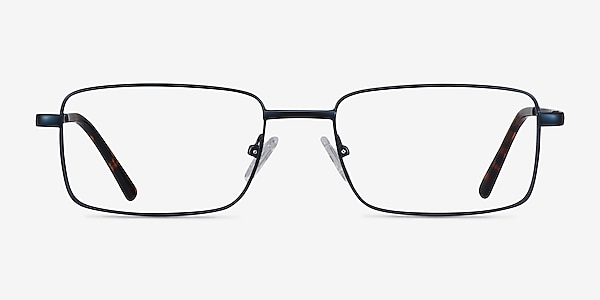 Arco Navy Metal Eyeglass Frames