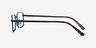 Arco Navy MetalEyeglass Frames from EyeBuyDirect, Side View