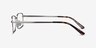 Arco Silver MetalEyeglass Frames from EyeBuyDirect, Side View