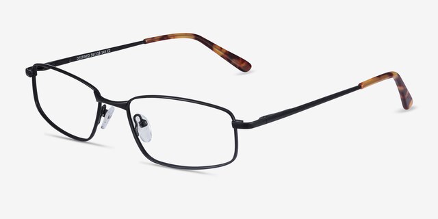 Destined Black MetalEyeglass Frames from EyeBuyDirect, Angle View