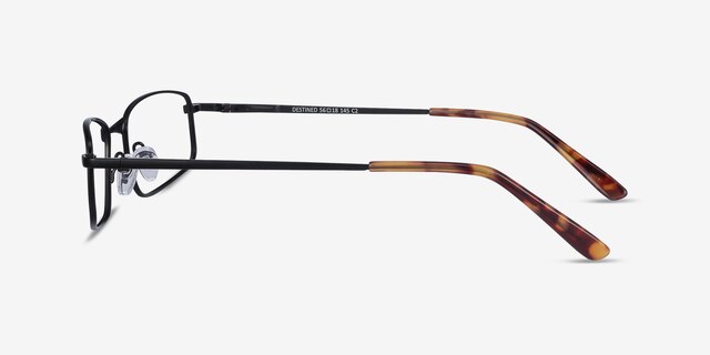 Destined Black MetalEyeglass Frames from EyeBuyDirect, Side View