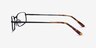 Destined Black MetalEyeglass Frames from EyeBuyDirect, Side View