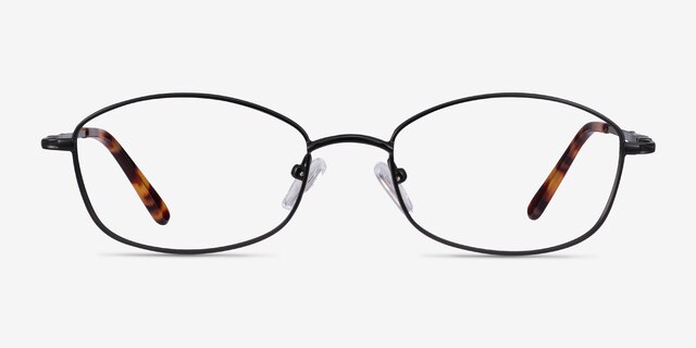Betty Black MetalEyeglass Frames from EyeBuyDirect, Front View