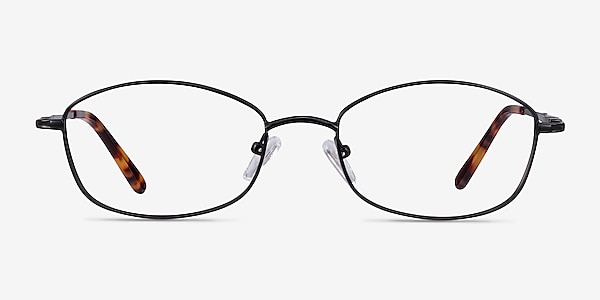 Betty Black Metal Eyeglass Frames