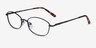 Betty Black MetalEyeglass Frames from EyeBuyDirect, Angle View
