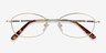 Betty Gold MetalEyeglass Frames from EyeBuyDirect, Closed View