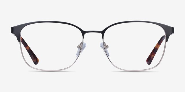 Chambery Black MetalEyeglass Frames from EyeBuyDirect, Front View
