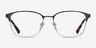 Chambery Black MetalEyeglass Frames from EyeBuyDirect, Front View