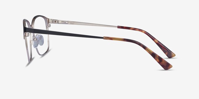 Chambery Black MetalEyeglass Frames from EyeBuyDirect, Side View