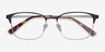 Chambery Black MetalEyeglass Frames from EyeBuyDirect, Closed View