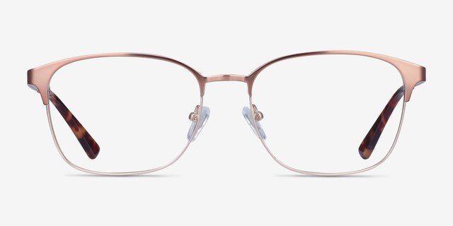 Chambery Rose Gold MetalEyeglass Frames from EyeBuyDirect, Front View