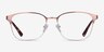 Chambery Rose Gold MetalEyeglass Frames from EyeBuyDirect, Front View