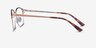 Chambery Rose Gold MetalEyeglass Frames from EyeBuyDirect, Side View
