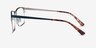 Edito Navy MetalEyeglass Frames from EyeBuyDirect, Side View