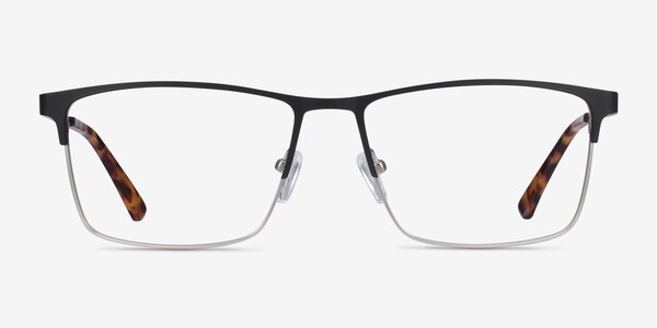 Edito Black Metal Eyeglass Frames