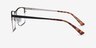 Edito Black MetalEyeglass Frames from EyeBuyDirect, Side View
