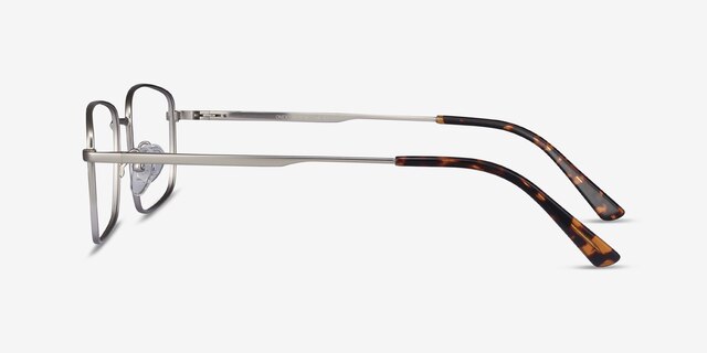 Onex Argenté MétalMontures de lunettes de vue d'EyeBuyDirect, Vue de Côté