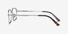 Onex Argenté MétalMontures de lunettes de vue d'EyeBuyDirect, Vue de Côté