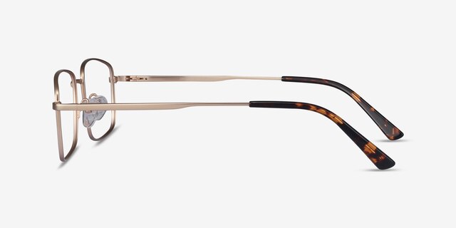 Onex Gold MetalEyeglass Frames from EyeBuyDirect, Side View