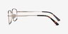 Onex Gold MetalEyeglass Frames from EyeBuyDirect, Side View