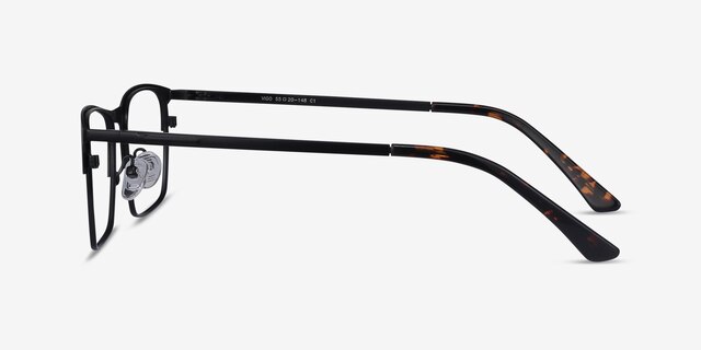 Vigo Black MetalEyeglass Frames from EyeBuyDirect, Side View