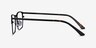 Vigo Black MetalEyeglass Frames from EyeBuyDirect, Side View