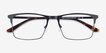 Vigo Black MetalEyeglass Frames from EyeBuyDirect, Closed View