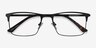 Vigo Black MetalEyeglass Frames from EyeBuyDirect, Closed View
