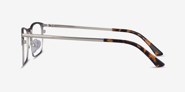Vigo Silver MetalEyeglass Frames from EyeBuyDirect, Side View