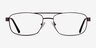 Stan Coffee MetalEyeglass Frames from EyeBuyDirect, Front View