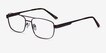 Stan Coffee MetalEyeglass Frames from EyeBuyDirect, Angle View