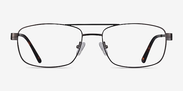 Stan Gunmetal Metal Eyeglass Frames