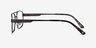 Stan Gunmetal MetalEyeglass Frames from EyeBuyDirect, Side View