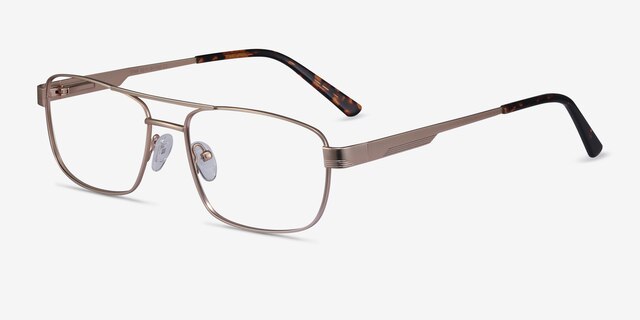 Stan Gold MetalEyeglass Frames from EyeBuyDirect, Angle View