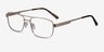 Stan Gold MetalEyeglass Frames from EyeBuyDirect, Angle View