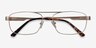 Stan Gold MetalEyeglass Frames from EyeBuyDirect, Closed View