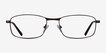 Madon Coffee MetalEyeglass Frames from EyeBuyDirect, Front View
