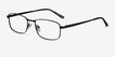 Madon Coffee MetalEyeglass Frames from EyeBuyDirect, Angle View