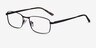 Madon Coffee MetalEyeglass Frames from EyeBuyDirect, Angle View