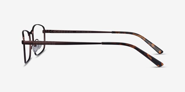 Madon Coffee MetalEyeglass Frames from EyeBuyDirect, Side View