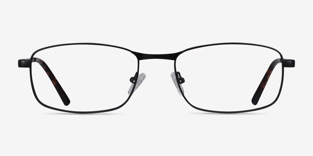 Madon Noir MétalMontures de lunettes de vue d'EyeBuyDirect, Vue de Face