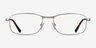 Madon Silver MetalEyeglass Frames from EyeBuyDirect, Front View