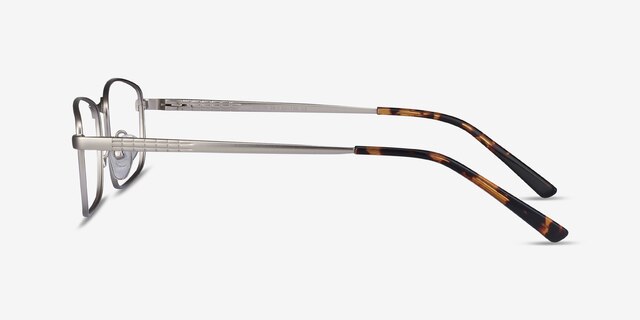 Madon Silver MetalEyeglass Frames from EyeBuyDirect, Side View