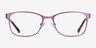 Videl Purple MetalEyeglass Frames from EyeBuyDirect, Front View