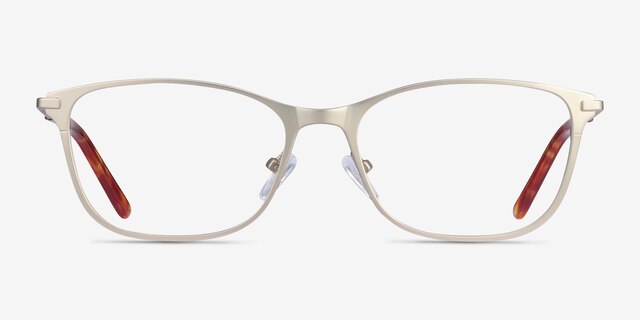 Modena Gold MetalEyeglass Frames from EyeBuyDirect, Front View