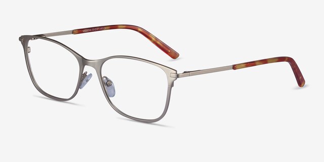 Modena Gold MetalEyeglass Frames from EyeBuyDirect, Angle View
