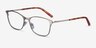 Modena Gold MetalEyeglass Frames from EyeBuyDirect, Angle View