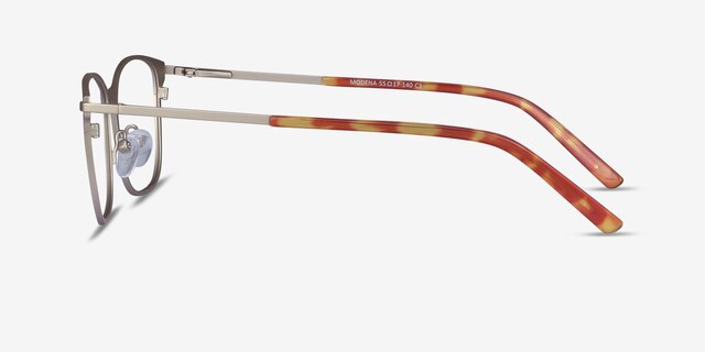 Modena Gold MetalEyeglass Frames from EyeBuyDirect, Side View