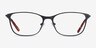 Modena Black MetalEyeglass Frames from EyeBuyDirect, Front View